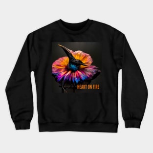 Burning piece of art - for brave and passionate people Crewneck Sweatshirt